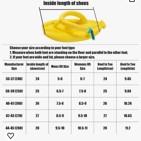 Unisex Banana Shaped Flip Flops Thick Padded Slippers Beach Pool Sandals 38-39 - Picture 9 of 9